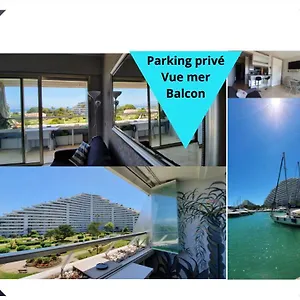  Appartement Lovely In Marina Baie Des Anges- Baronnet - Sew View, Free Parking Spaces On Site, Restaurants, Beach, Supermarket France